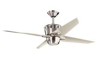 Kichler 300132BSS Kemble 52 in. Indoor Ceiling Fan   Brushed Stainless Steel   Energy Star