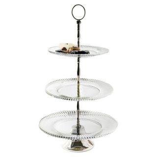 Godinger Silver Art Co 3 Tiered Stand