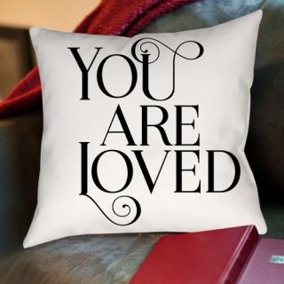 You are Loved Throw Pillow by Americanflat