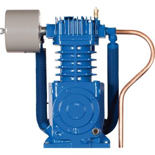 Quincy Quincy QT-7.5 Basic Compressor Pump — For 5 & 7.5 HP Quincy QT Compressors, Two-Stage, Splash-Lubricated, Model# 114190-3  Air Compressor Pumps