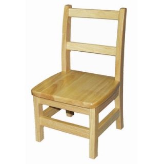 ECR4Kids 16 Hardwood Classroom Ladderback Chair