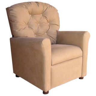 Microsuede 7 Button Child Recliner
