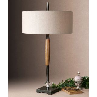 Uttermost Carloman 26166 1 Drum Shade Table Lamp