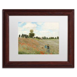 Wild Poppies Near Argenteuil by Claude Monet Framed Painting Print