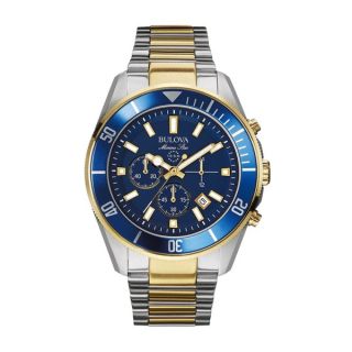 Bulova Mens Marine Star 98B230 Stainless Steel Watch   16795553
