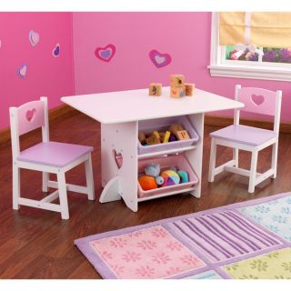 KidKraft Heart Table and Chair Set   15562151   Shopping
