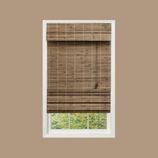 Home Decorators Collection Driftwood Flatweave Bamboo Roman Shade   46 in. W x 48 in. L 0259646