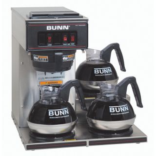 Bunn VP17 3 SS Pourover Commercial Coffee Brewer   15673085