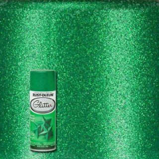 Rust Oleum Specialty 10.25 oz. Kelly Green Glitter Spray Paint (Case of 6) 277781