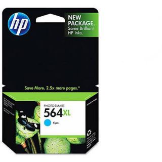HP 564XL Cyan High Yield Original Ink Cartridge (CB323WN)