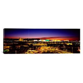 iCanvas Panoramic Las Vegas Nevada Photographic Print on Canvas