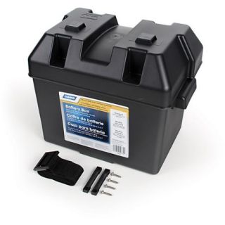 Camco RV Standard Battery Box, Black