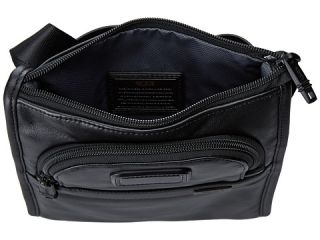Tumi Alpha 2   Leather Pocket Bag Small Black