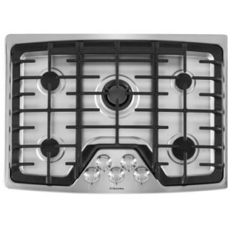 Electrolux 30 in. Deep Recessed Gas Cooktop in Stainless Steel with 5 Burners including Min 2 Max Burner EW30GC60PS