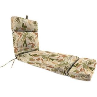 Jordan Manufacturing Outdoor Patio Replacement Chaise Lounge Cushion, Oasis Nutmeg