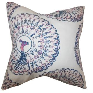 Ieesha Animal Print Down Filled Throw Pillow Sapphire
