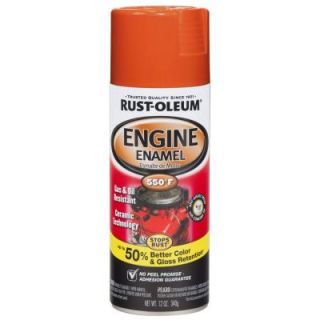 Rust Oleum Automotive 12 oz. 550° Gloss Chevy Orange Ceramic Engine Enamel Spray Paint (Case of 6) 272001