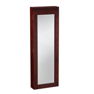 Linon Grace Jewelry Armoire with Mirror