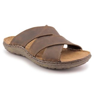 Hush Puppies Mens Decode Slide Leather Sandals   Shopping