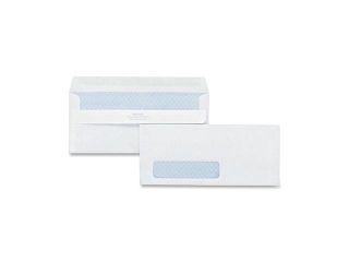 Quality Park 21418 Redi Seal Security Tinted Window Envelope, Contemporary, #10, White, 500/Box