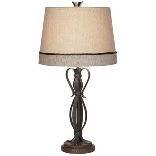 Pacific Coast Lighting PCL Moonshadow 32 H Table Lamp with Drum Shade