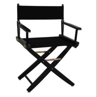 Extra Wide Premium Directors Chair with Black Canvas