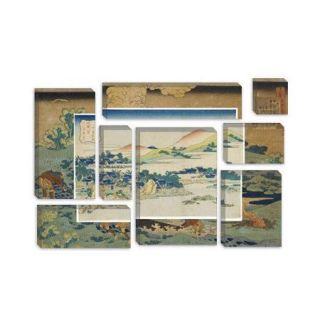 iCanvas 'Mountain Peaks' by Katsushika Hokusai Painting Print on Canvas