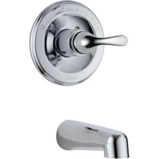 Delta Classic 1 Handle Tub Filler Faucet Trim Kit Only in Chrome (Valve Not Included) T13120 LTS