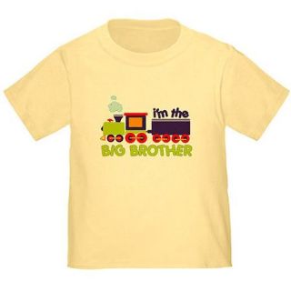  Baby Toddler Boy Train Big Brother T Shirt