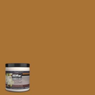 BEHR Premium Plus Ultra 8 oz. #310D 7 Mayan Gold Interior/Exterior Paint Sample 310D 7U