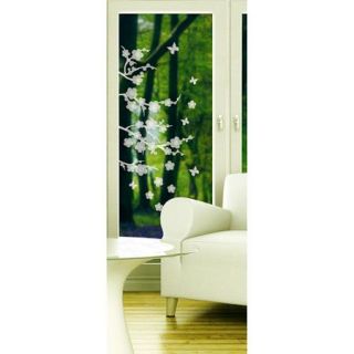 Brewster Home Fashions Blossom Etched Glass Privacy Window Film
