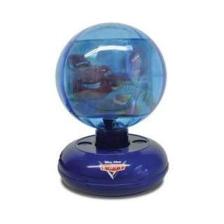 Disney 9 in. Cars Motion Blue Lamp with Rotating Globe DISCONTINUED KK311106B