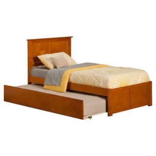 Atlantic Furniture Urban Lifestyle Madison Panel Bed with Twin Trundle