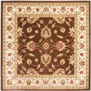 Safavieh Lyndhurst Brown/Ivory 6 ft. 7 in. x 6 ft. 7 in. Square Area Rug LNH553 2512 7SQ