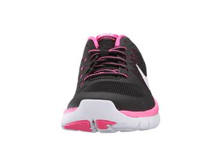 Nike Kids Flex 2015 Run (Big Kid) Black/Pink Pow/White