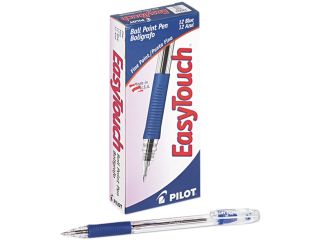Pilot 32002 EasyTouch Ballpoint Stick Pen, Blue Ink, Fine, Dozen