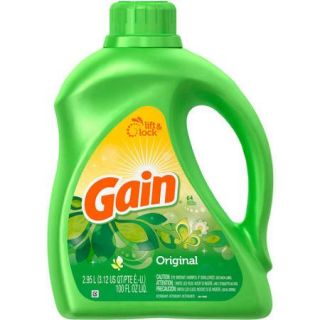 Gain Liquid Laundry Detergent, Original, 64 Loads 100 fl oz