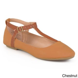 Journee Collection Womens Zeke T Strap Ballet Flats  