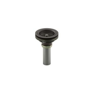 KOHLER Duostrainer 4 1/2 in. Sink Strainer with Tailpiece in Oil Rubbed Bronze K 8801 2BZ