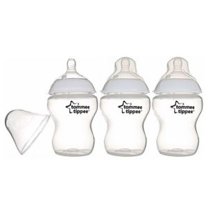 Tommee Tippee Closer to Nature 9 ounce Feeding Bottle (Pack of 3