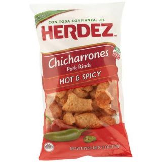 Herdez Hot & Spicy Chicharrones Pork Rinds, 4 oz
