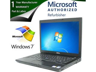 Refurbished DELL Laptop Latitude E6400 Intel Core 2 Duo P8600 (2.40 GHz) 4 GB Memory 160 GB HDD 14.1" Windows 7 Home Premium 64 Bit