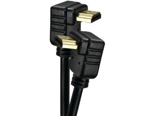 Vericom Xhd06 01249 90° Hdmi(r) Cable, 6ft, Black