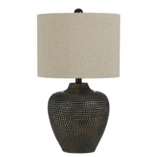 AF Lighting Danbury 22.5 in. Brown Ceramic Table Lamp 8559 TL