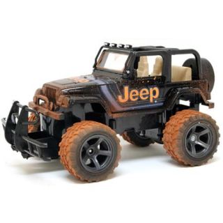 New Bright 115 Radio Control Full Function Mud Slinger Jeep, Black
