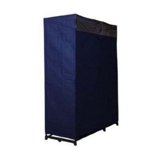 HomCom 48" Portable Wardrobe Clothes Organizer Closet   Blue