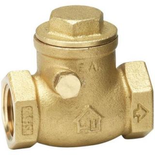 Homewerks Worldwide 1/2 in. Lead Free Brass FPT x FPT Swing Check Valve 240 2 12 12