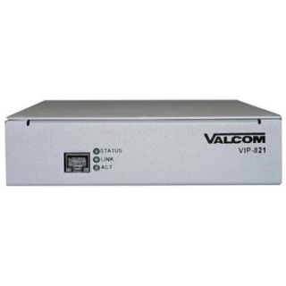 Valcom Vip 821 Voip Gateway 1 X Fxs , 1 X 10/100base tx Network Lan, 1 X Fxo (vip821)