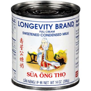 Longevity Brand Sweetened Condensed Milk, 14 Oz