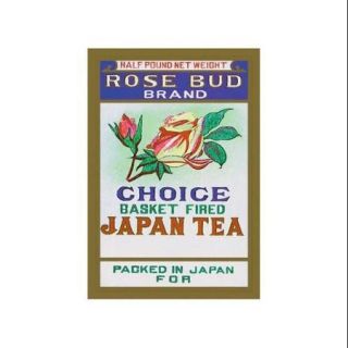 Rose Bud Brand Tea Print (Canvas Giclee 12x18)